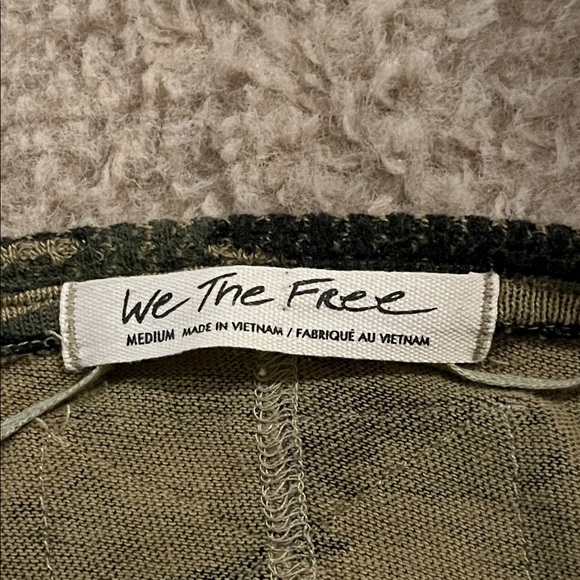 We The Free Olive and Black Camouflage Tunic - Picture 3 of 3